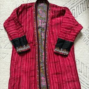 Vintage Silk Robe Coat